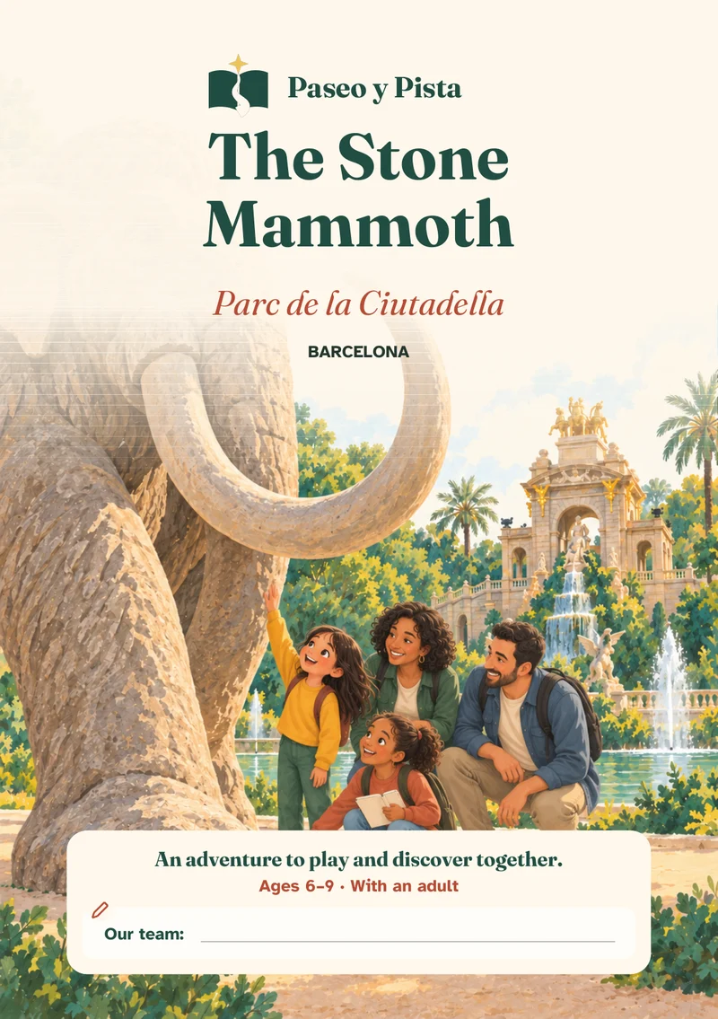 Illustrated cover of The Stone Mammoth