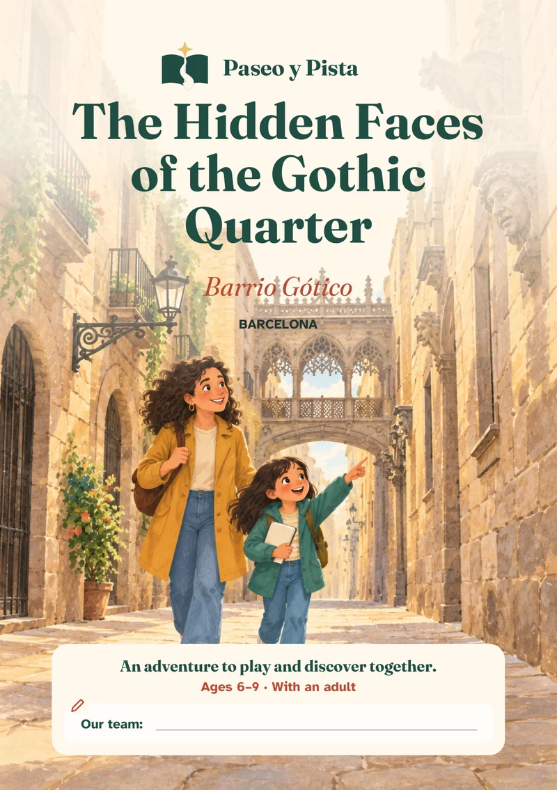 Illustrated cover of The Hidden Faces of the Gothic Quarter