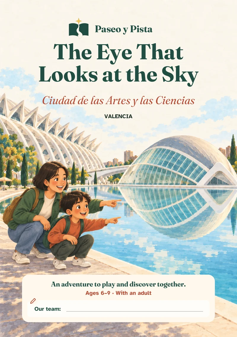 Illustrated cover of The Eye That Looks at the Sky