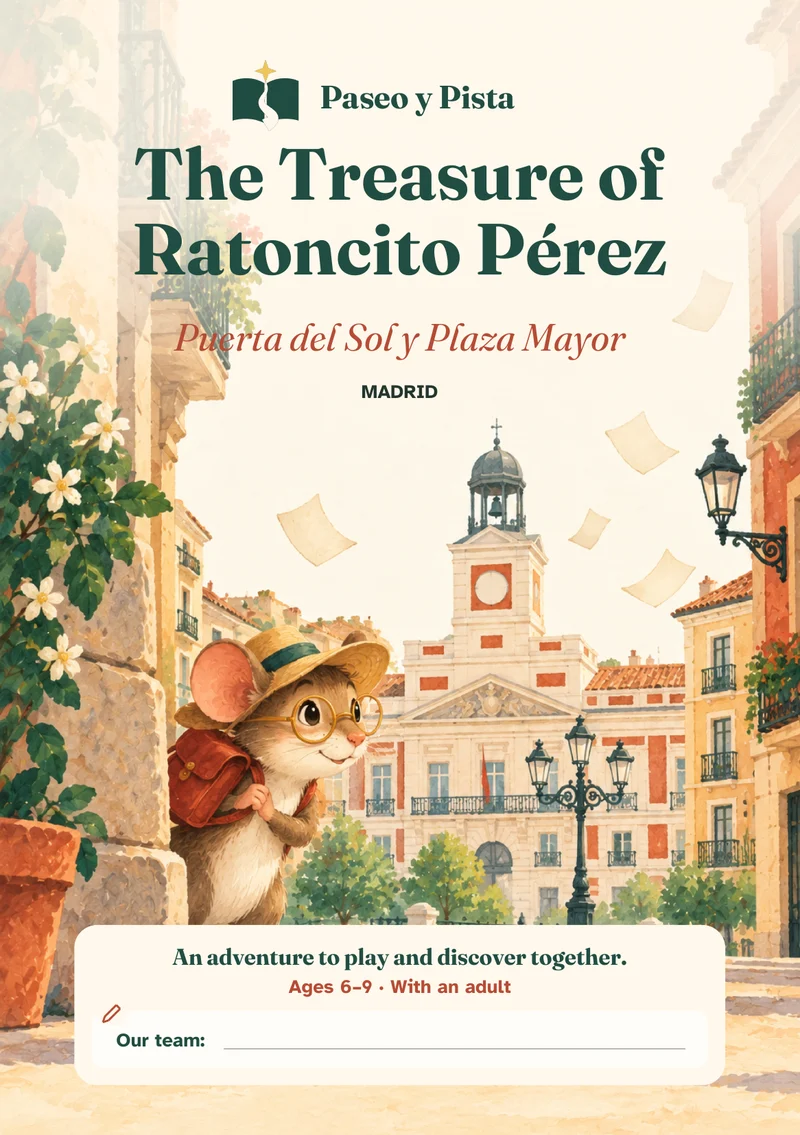 Illustrated cover of The Treasure of Ratoncito Pérez