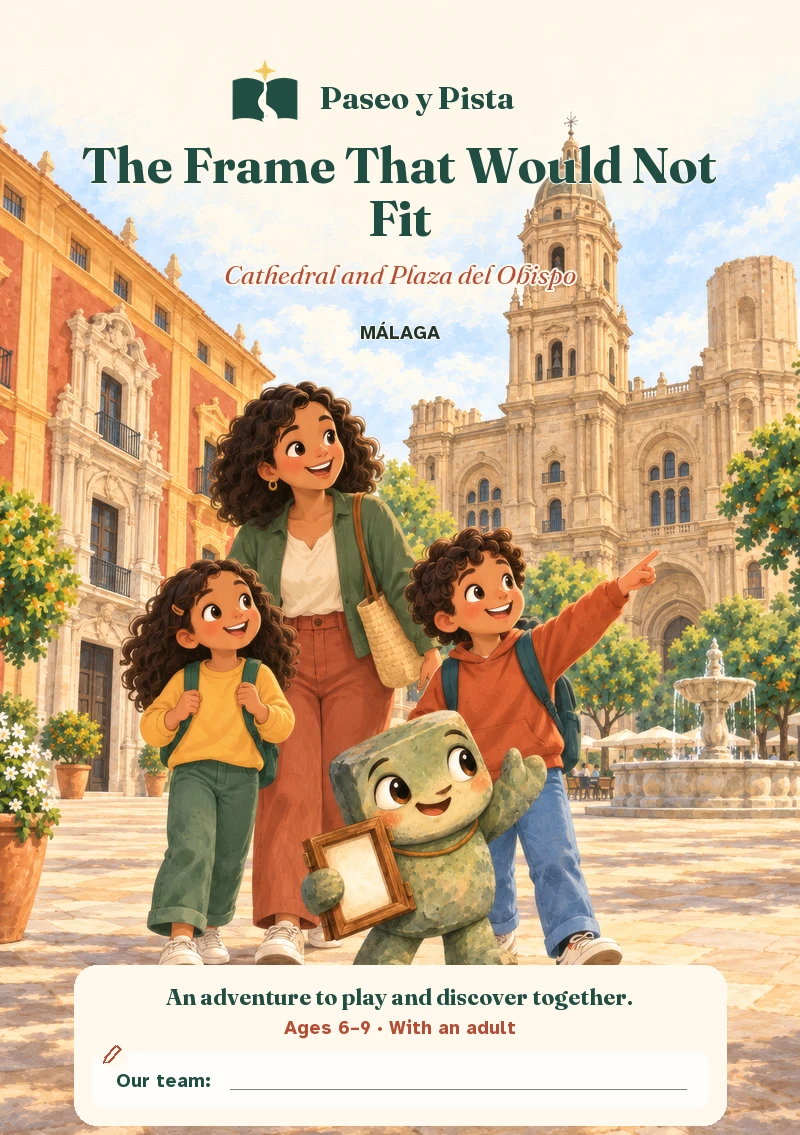 Illustrated cover of The Frame That Would Not Fit