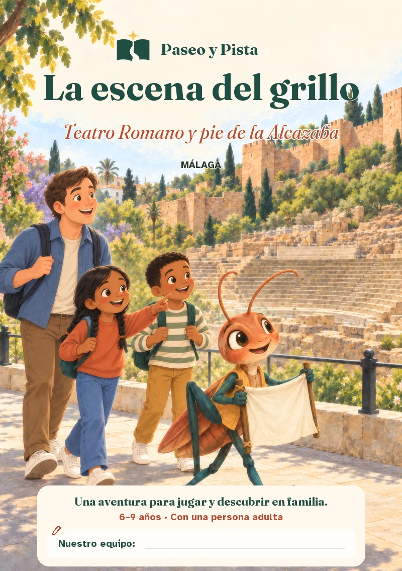Cubierta ilustrada de La escena del grillo