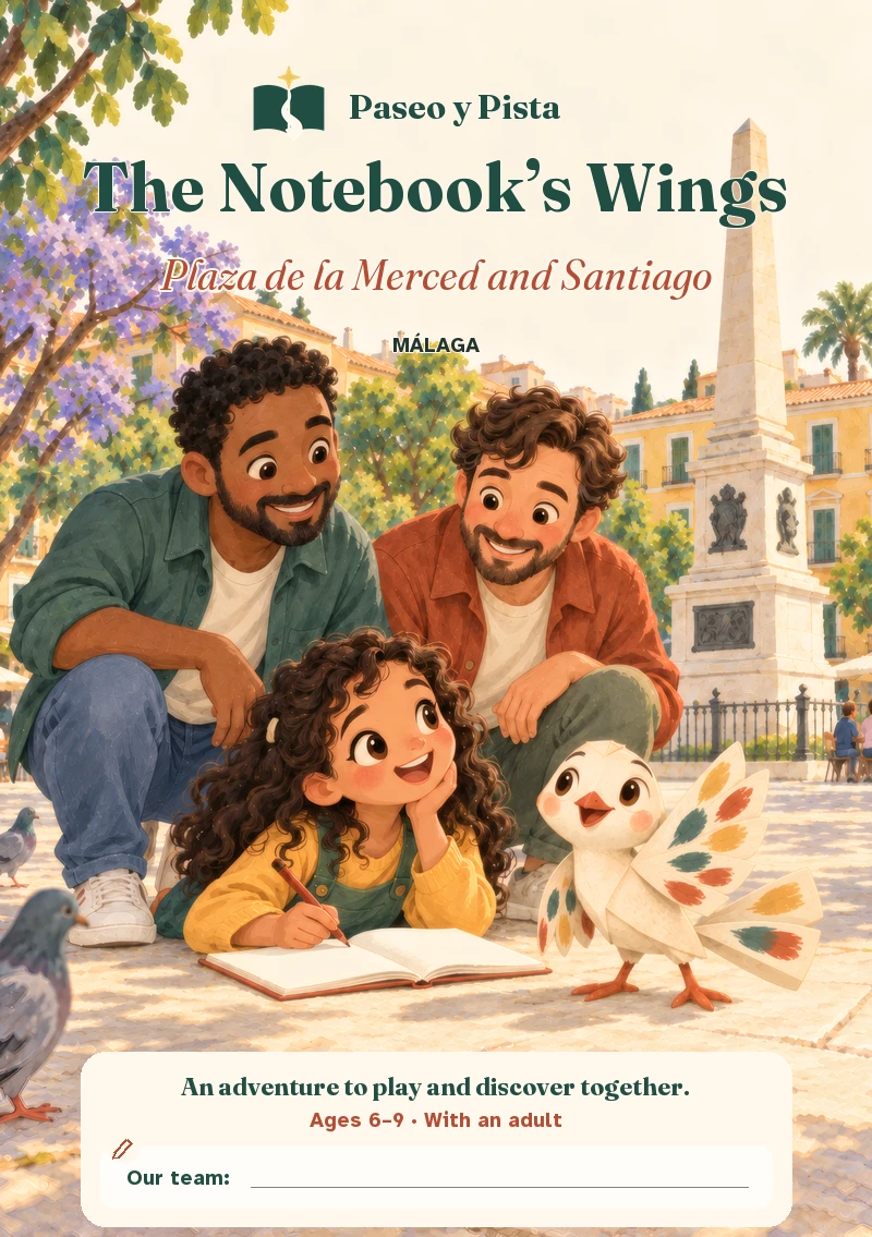 Cover design for The Notebook’s Wings, Málaga.