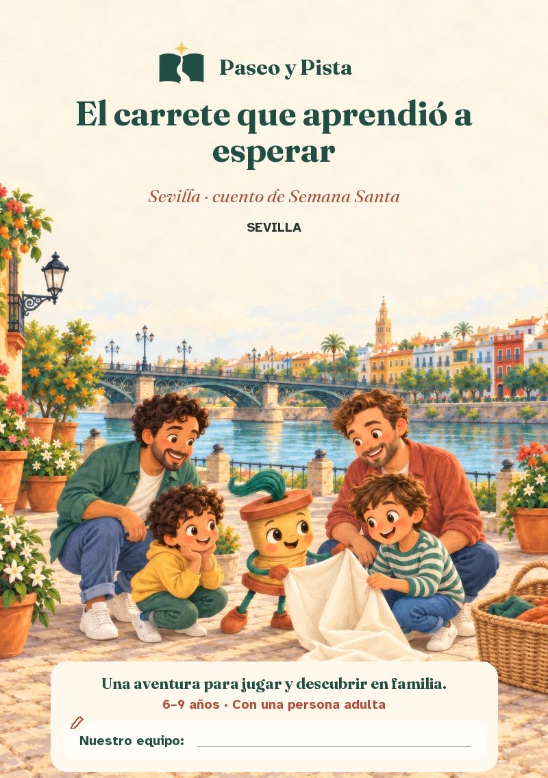 Diseño de cubierta de El carrete que aprendió a esperar, Sevilla.