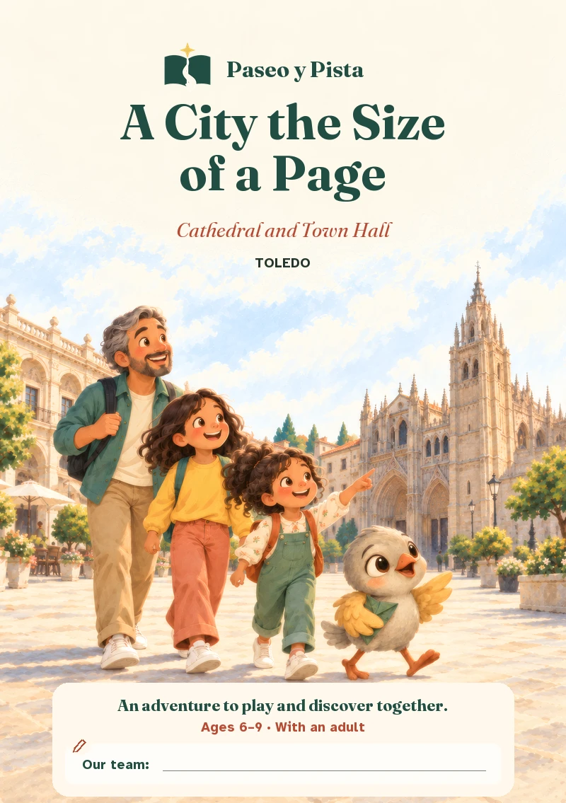 Cover design for A City the Size of a Page, Toledo.