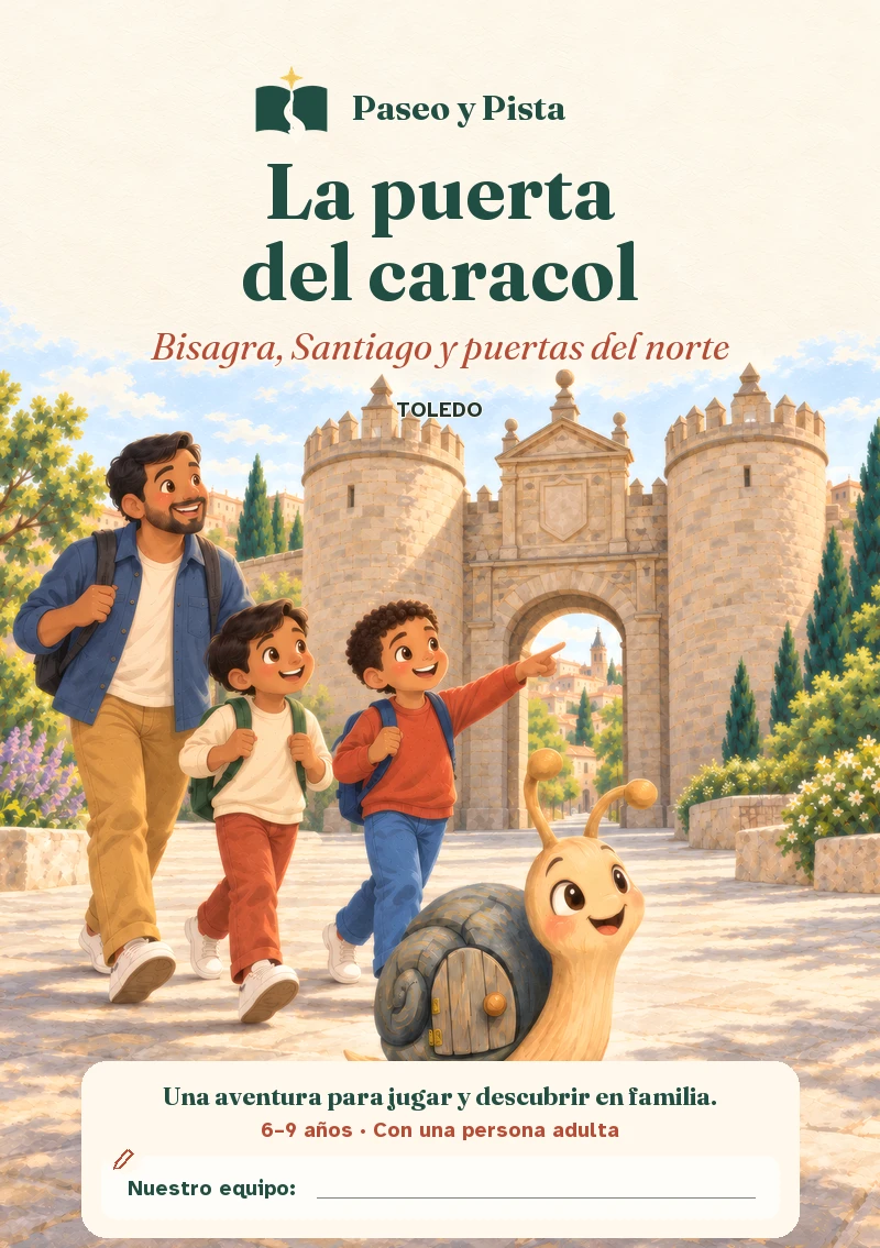 Cubierta ilustrada de La puerta del caracol