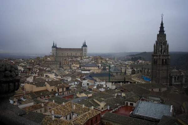 View of Toledo’s rooftops and landmarks.